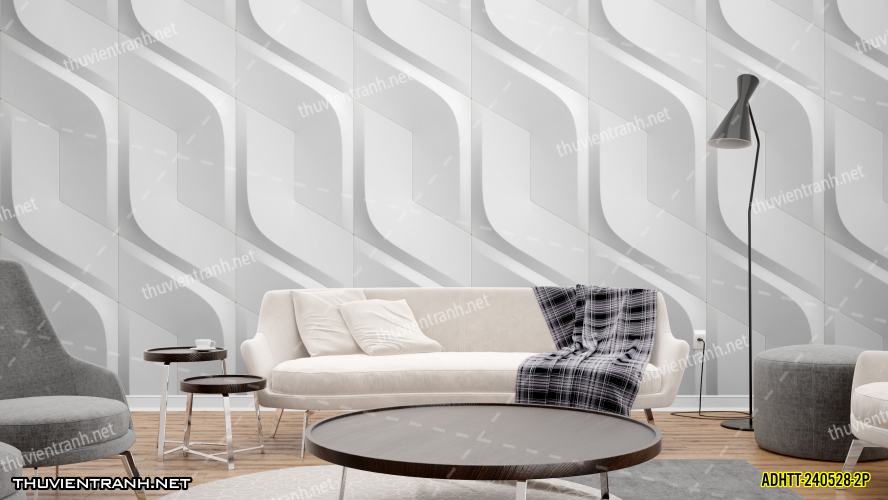 Tranh dán tường hoa văn trừu tượng- -ADHTT-240528-2P - Tranh tường chất lượng cao